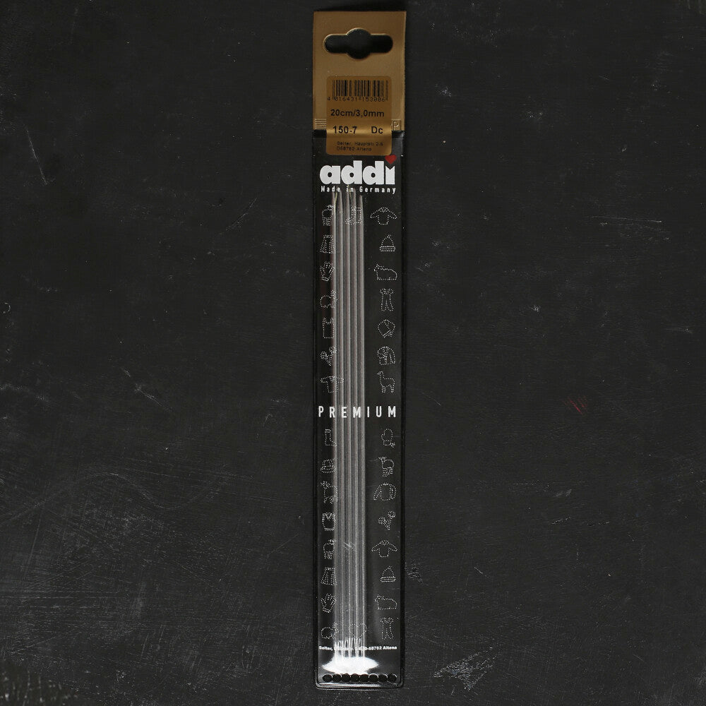 Addi 3mm 20cm Çelik Çorap Şişi - 150-7 - Hobium